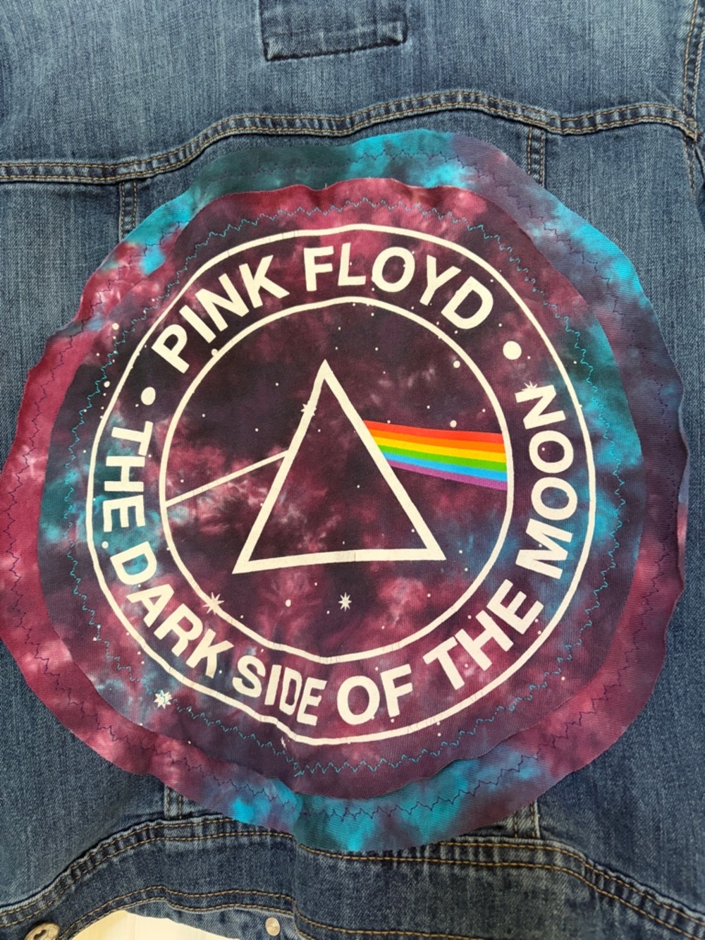 PINK FLOYD The Dark Side of the Moon Denim Jacket Patch